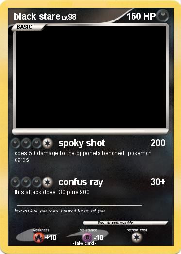 Pokemon black stare