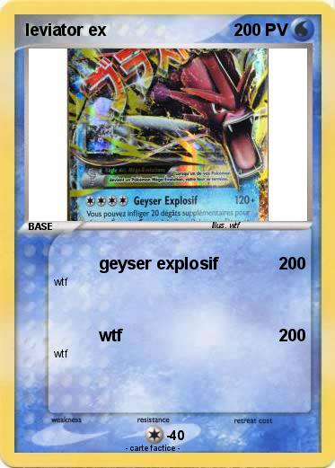 Pokemon leviator ex