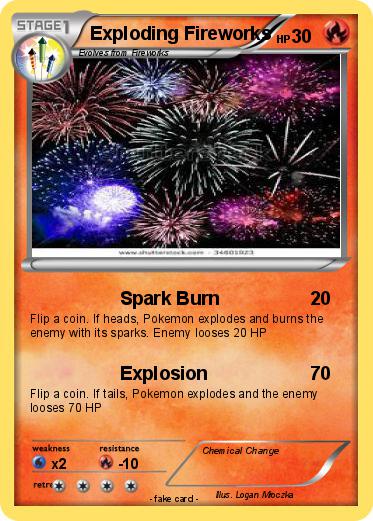 Pokemon Exploding Fireworks