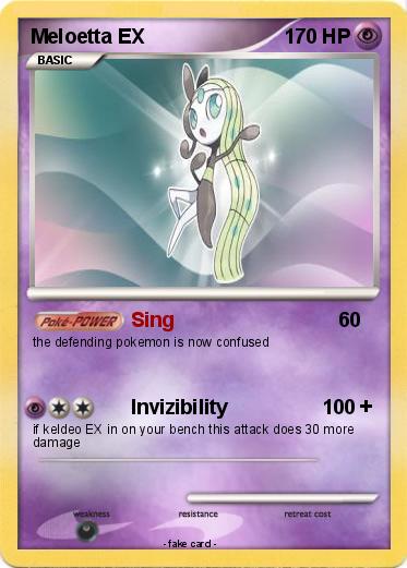 Pokemon Meloetta EX