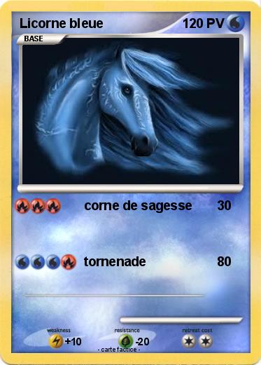 Pokemon Licorne bleue