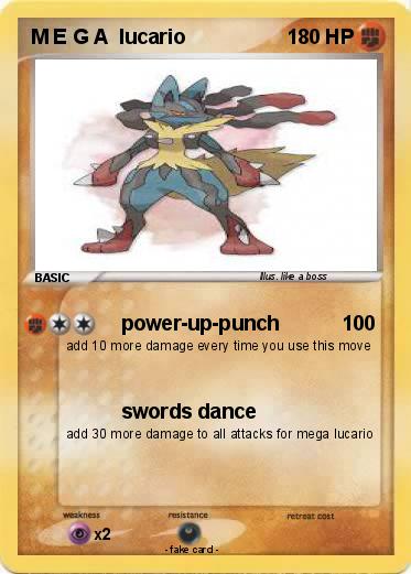 Pokemon M E G A  lucario