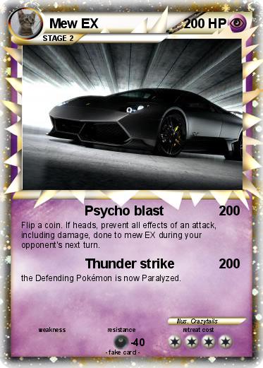 Pokemon Mew EX