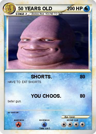 Pokemon 50 YEARS OLD