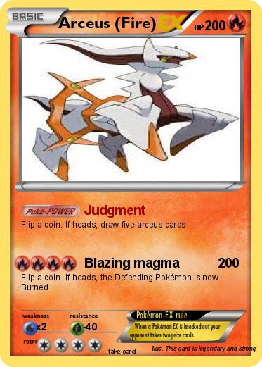Pokemon Arceus (Fire)