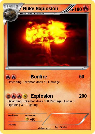 Pokemon Nuke Explosion