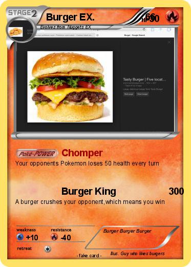 Pokemon Burger EX.                   66