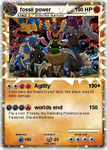 Pokemon fossil power