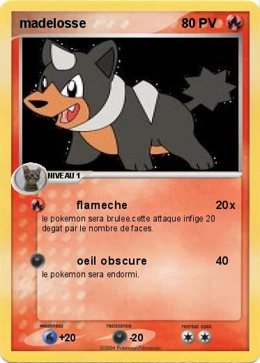 Pokemon madelosse