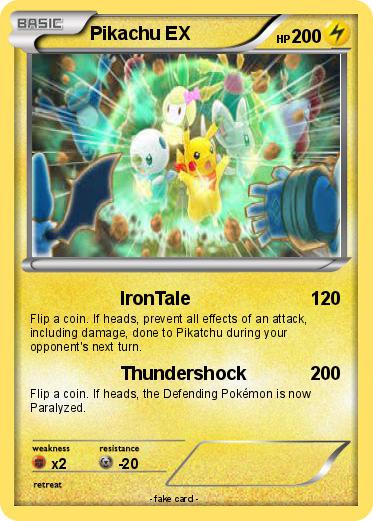 Pokemon Pikachu EX