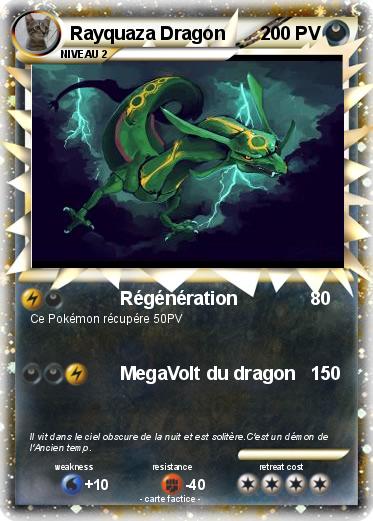 Pokemon Rayquaza Dragon