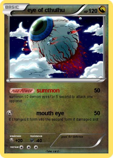 Pokemon eye of cthulhu