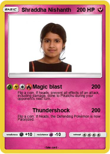 Pokemon Shraddha Nishanth