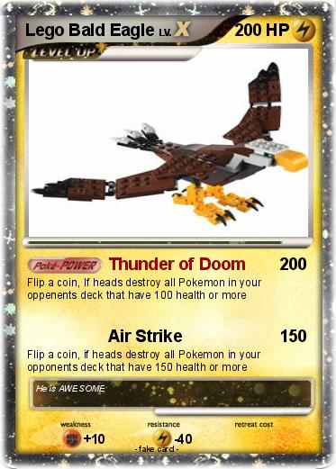 Pokemon Lego Bald Eagle