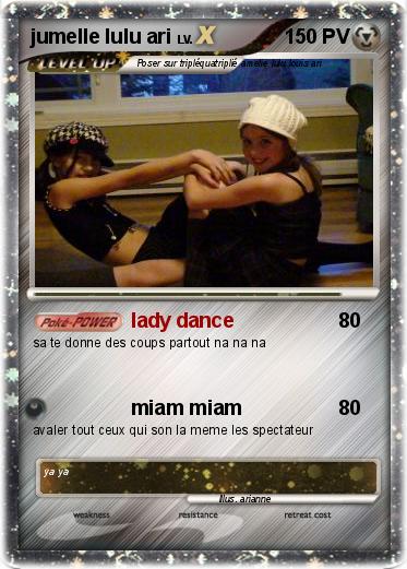 Pokemon jumelle lulu ari