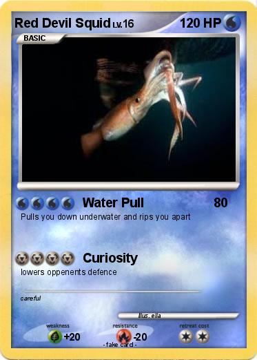 Pokemon Red Devil Squid