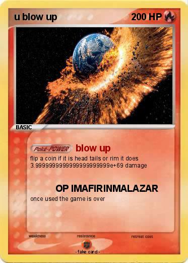 Pokemon u blow up