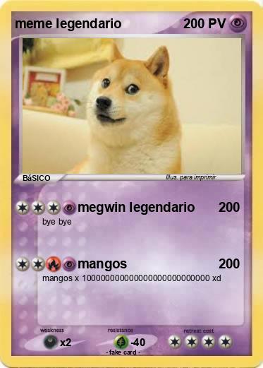 Pokemon meme legendario