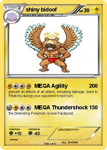 Pokemon shiny bidoof