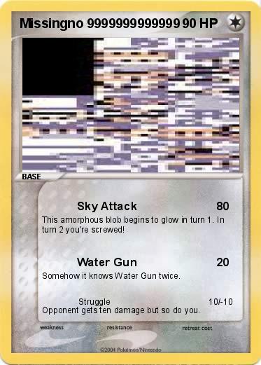 Pokemon Missingno 9999999999999