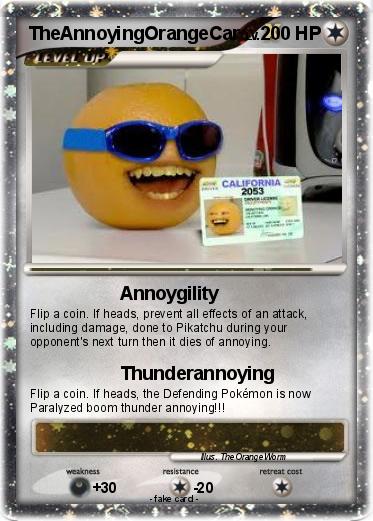 Pokemon TheAnnoyingOrangeCar