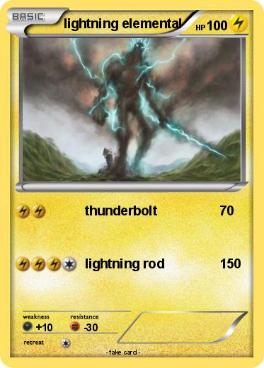 Pokemon lightning elemental