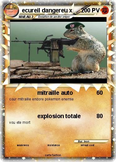 Pokemon ecureil dangereu x