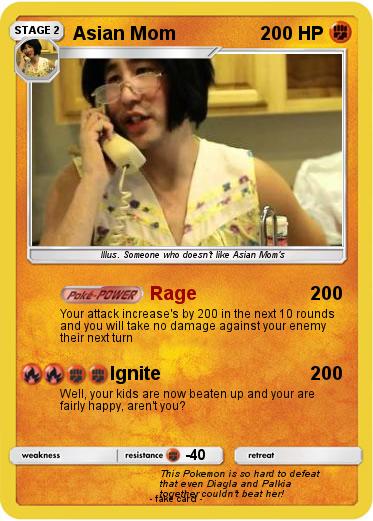 Pokemon Asian Mom