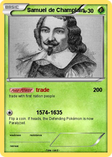 Pokemon Samuel de Champlain