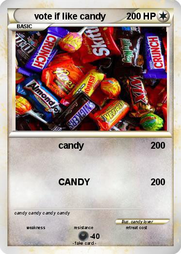 Pokemon vote if like candy