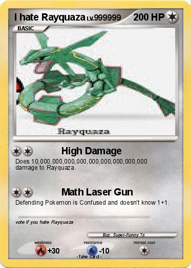 Pokemon I hate Rayquaza