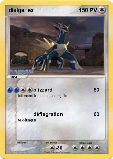 Pokemon dialga  ex