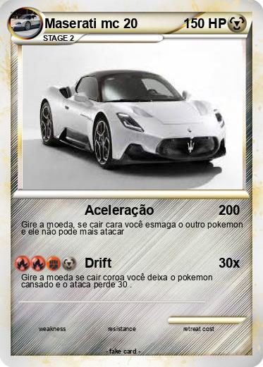 Pokemon Maserati mc 20