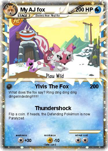 Pokemon My AJ fox
