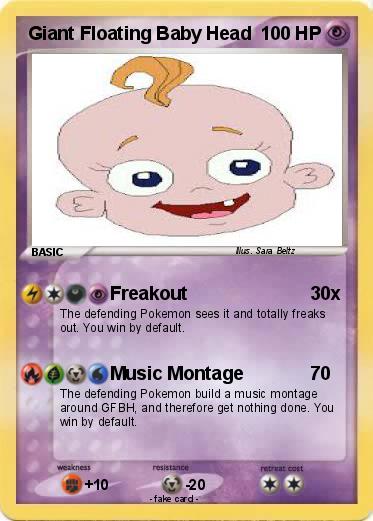 Pokemon Giant Floating Baby Head