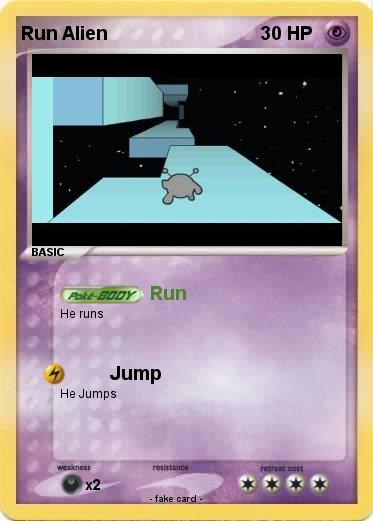 Pokemon Run Alien