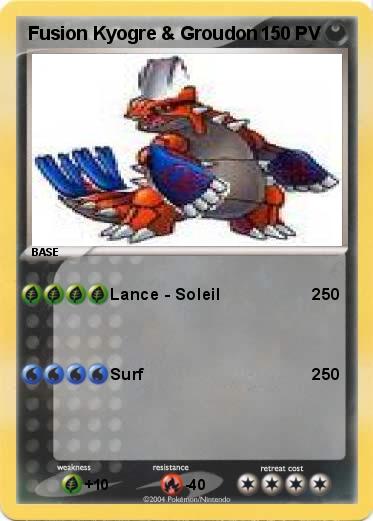 Pokemon Fusion Kyogre & Groudon