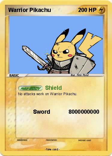 Pokemon Warrior Pikachu