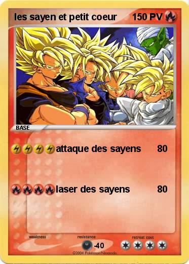 Pokemon les sayen et petit coeur