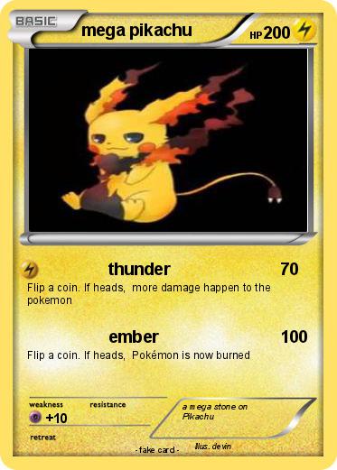 Pokemon mega pikachu