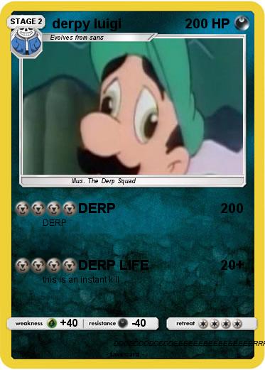 Pokemon derpy luigi