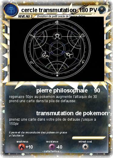 Pokemon cercle transmutation