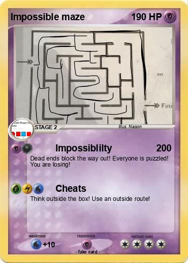 Pokemon Impossible maze