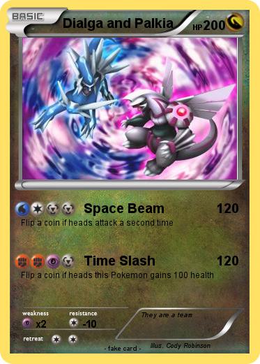 Pokemon Dialga and Palkia