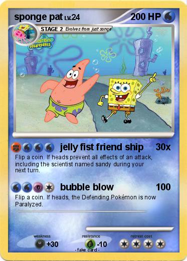 Pokemon sponge pat