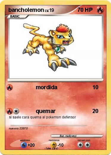 Pokemon bancholemon
