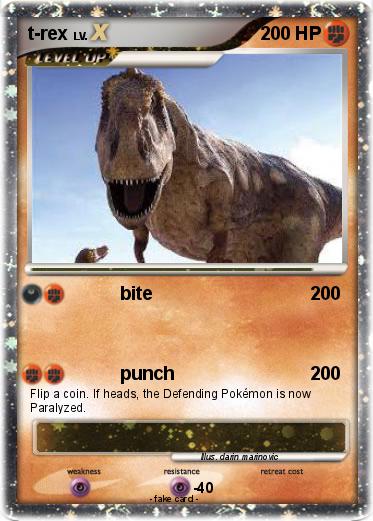 Pokemon t-rex