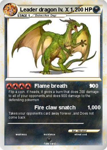 Pokemon Leader dragon lv. X 1,