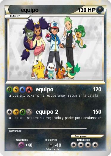 Pokemon equipo