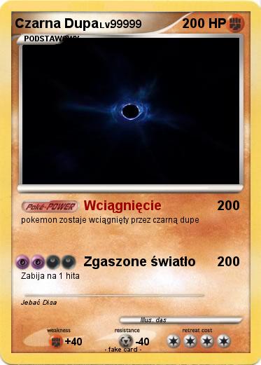 Pokemon Czarna Dupa